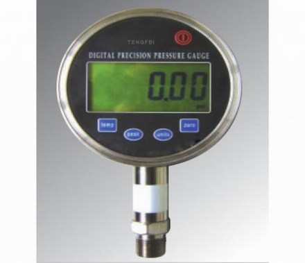 Digital pressure gauge.