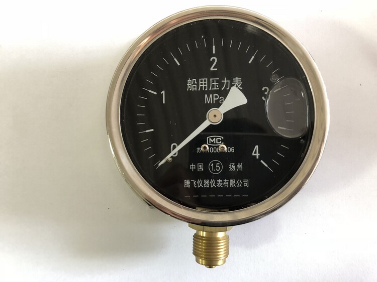 Marine pressure gauge